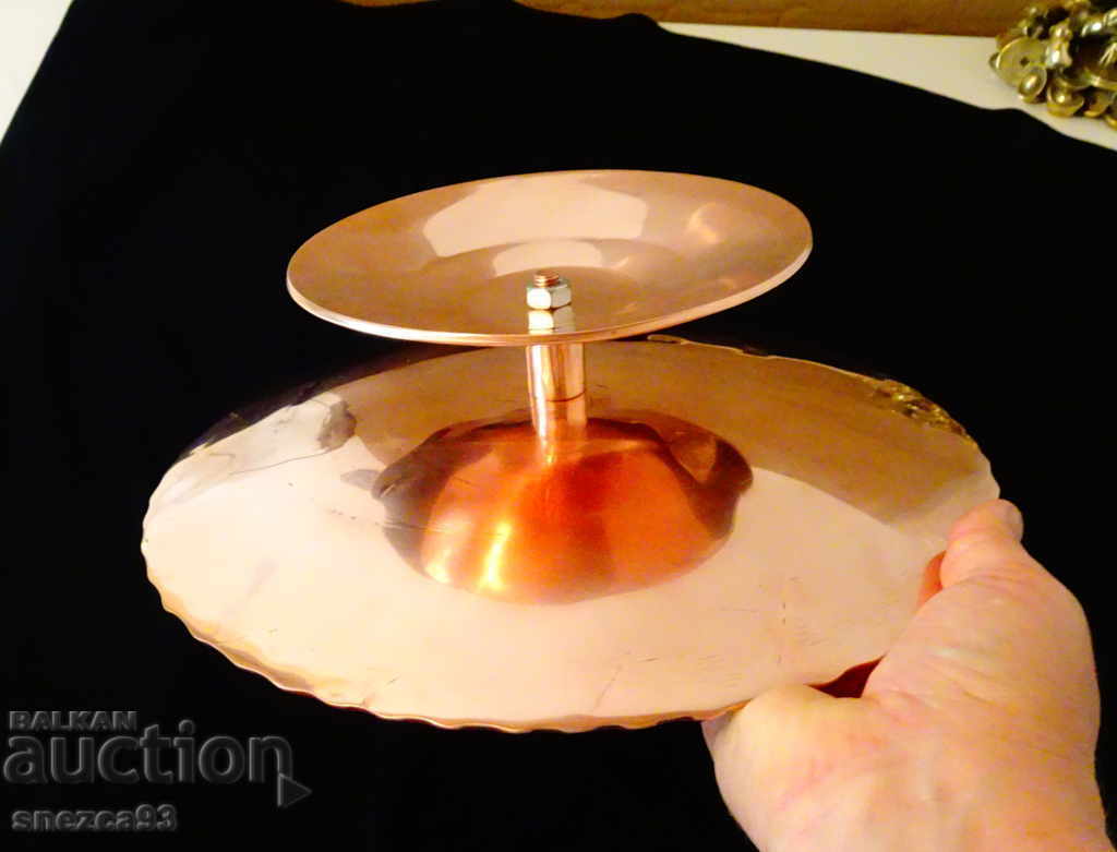 Медна фруктиера,поднос за торта 2 кг. - 6 Медна фруктиера,поднос за торта 2 кг. - 6