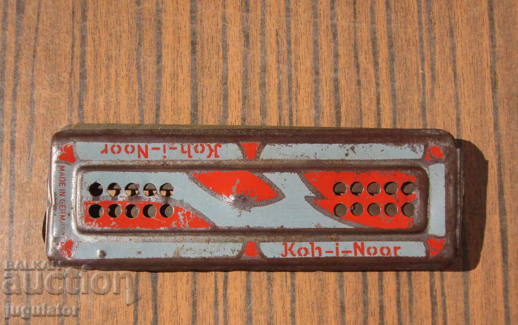 παλιά γερμανική αρμονική μεταλλική λαμαρίνα KOH-I-NOOR με τιμή 15.00 BGN | € 7.67