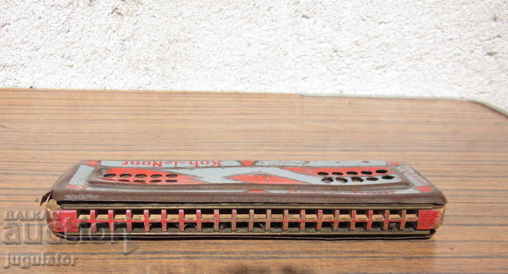 παλιά γερμανική αρμονική μεταλλική λαμαρίνα KOH-I-NOOR - 6