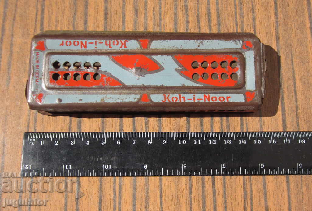 παλιά γερμανική αρμονική μεταλλική λαμαρίνα KOH-I-NOOR - 7