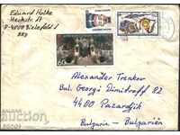 Пътувал плик с марки Европа СЕПТ 1989 от Германия