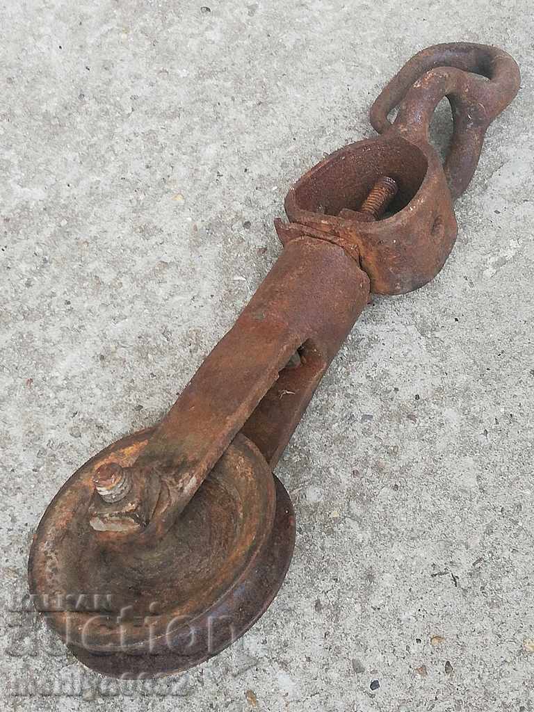 Old forged roller polystyrene wrought iron - 5