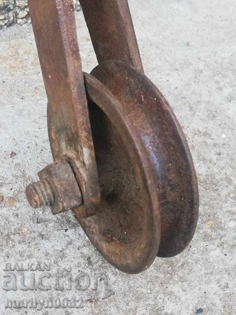 Old forged roller polystyrene wrought iron - 6