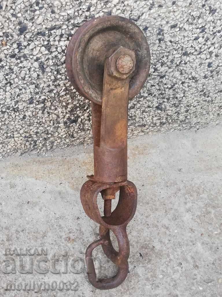 Old forged roller polystyrene wrought iron - 7