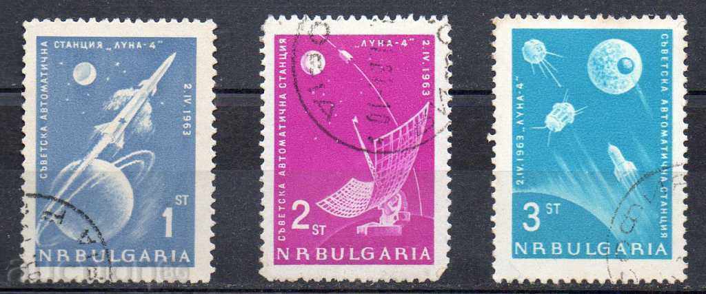 1963. Bulgaria. Automatic station "Luna 4".