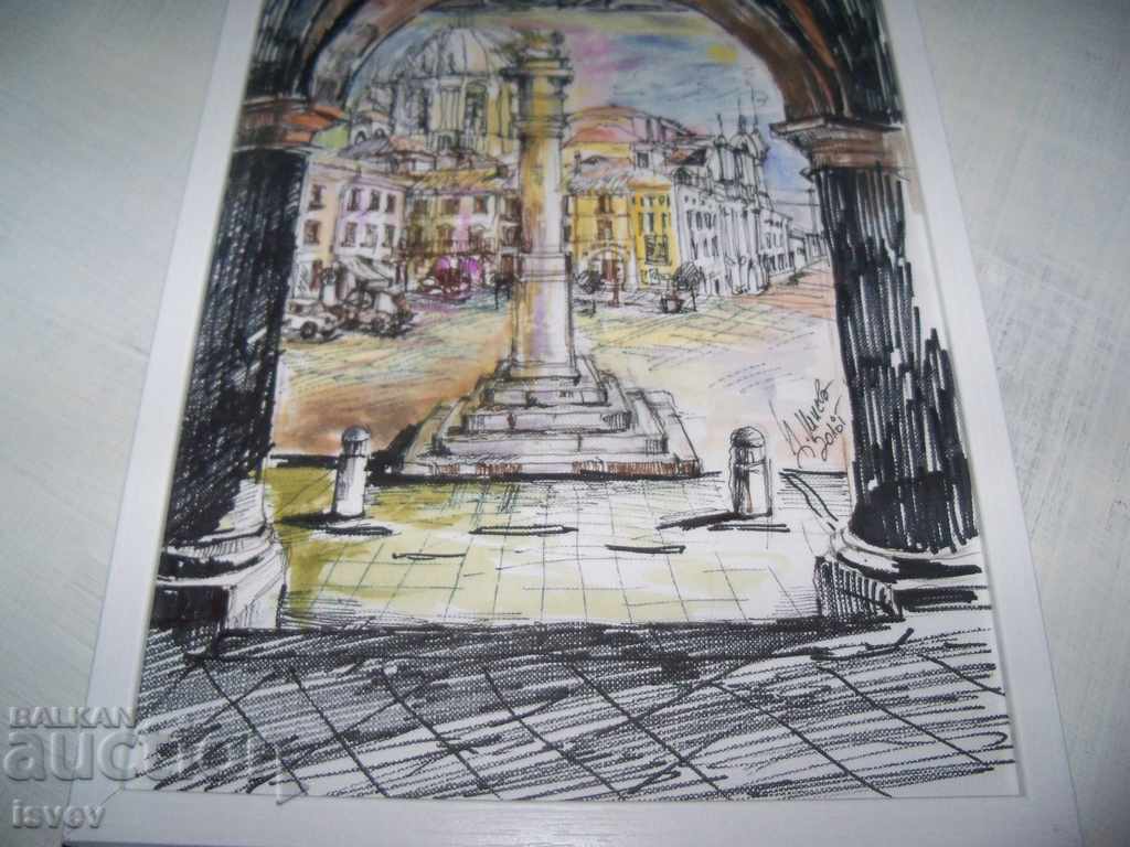 "View from Italy" landscape by the artist Desislava Ilieva. - 5 "View from Italy" landscape by the artist Desislava Ilieva. - 5