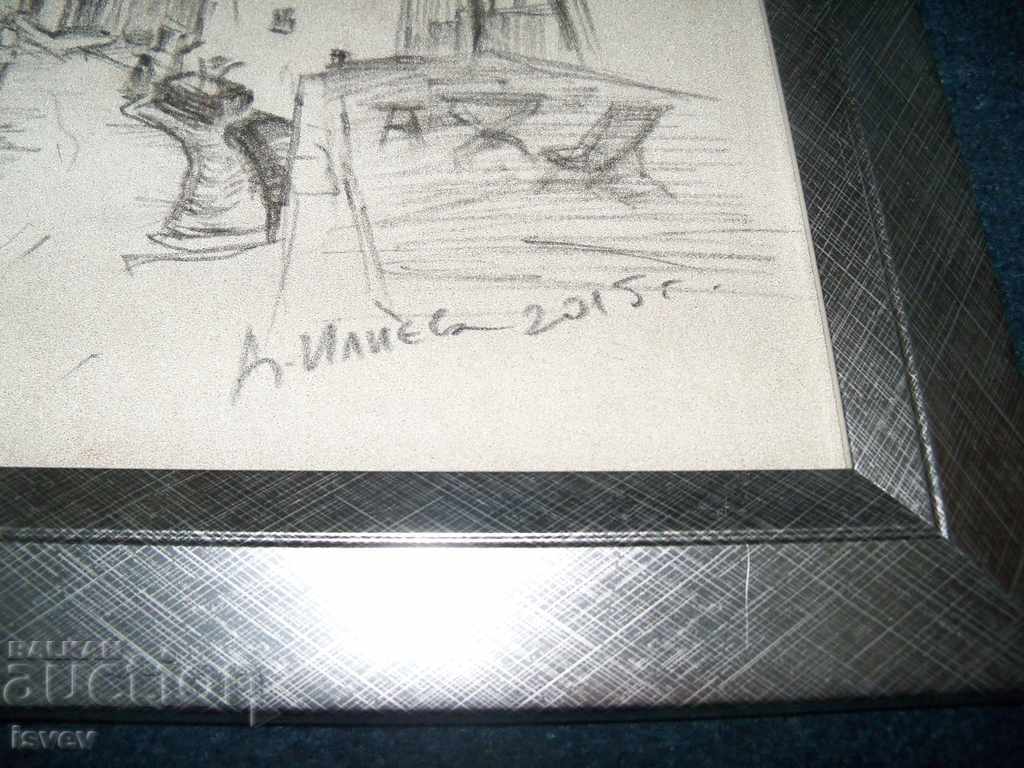 Cityscape, γραφικό από την καλλιτέχνη Desislava Ilieva με τιμή 40.00 BGN | € 20.45 Cityscape, γραφικό από την καλλιτέχνη Desislava Ilieva με τιμή 40.00 BGN | € 20.45