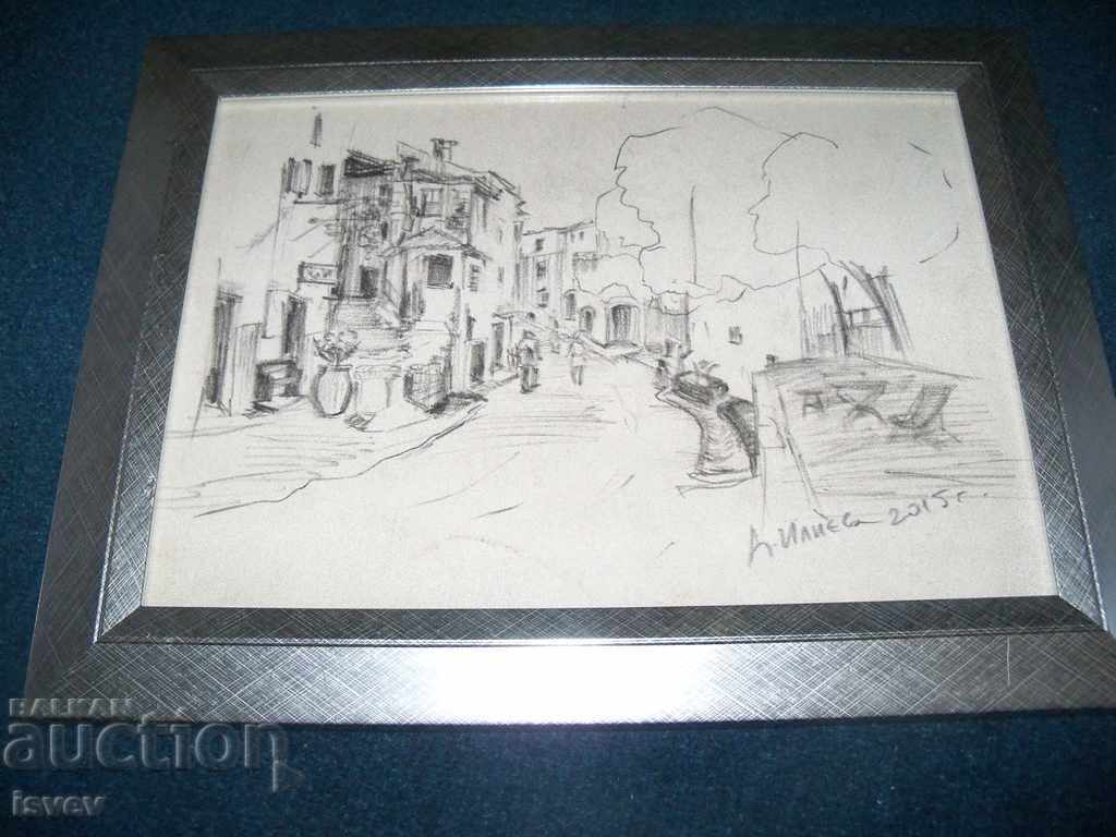 Δημοπρασία Cityscape, γραφικό από την καλλιτέχνη Desislava Ilieva Δημοπρασία Cityscape, γραφικό από την καλλιτέχνη Desislava Ilieva