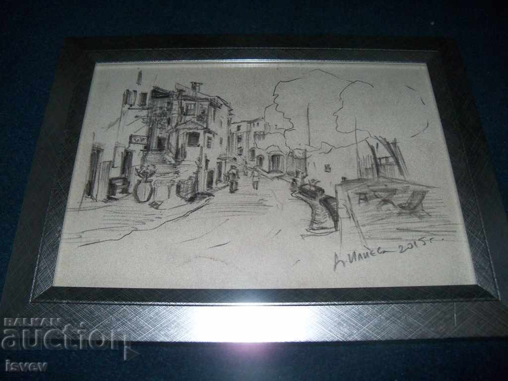 Cityscape, γραφικό από την καλλιτέχνη Desislava Ilieva - 6 Cityscape, γραφικό από την καλλιτέχνη Desislava Ilieva - 6