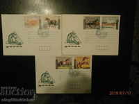 FDC 1991 KONE, BC No. 3918/23 Toothed MI No. 3903/8 3 envelope