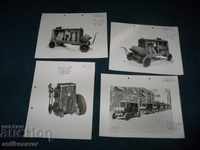 4 fotografii vechi pe compresorul VENDER din 1941.