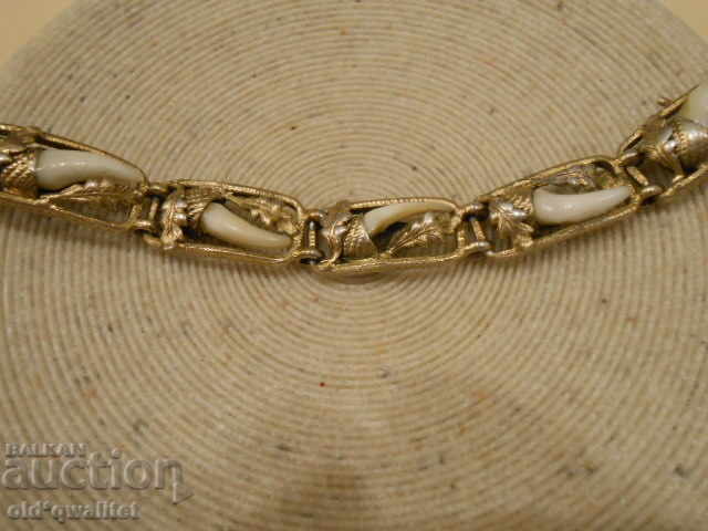 Antique hunting BRACELET, Fox teeth (n.v.) master - 5 Antique hunting BRACELET, Fox teeth (n.v.) master - 5