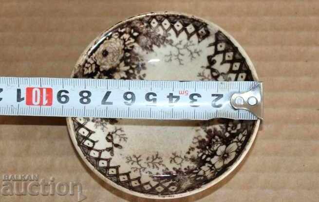 . 19th Century Porcelain Saucer from Hajilak God of Tombs JERUSALEM - 6 . 19th Century Porcelain Saucer from Hajilak God of Tombs JERUSALEM - 6