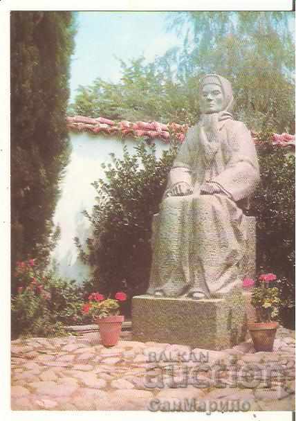 Card Bulgaria Karlovo Monumentul Ginei Kuncheva 2 *