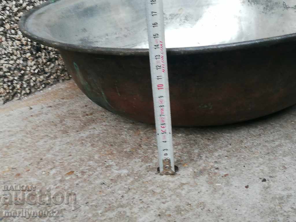 Tinned basin, copper vessel, copper, trough - 7