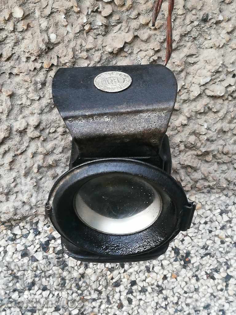 Old German Railway Flashlight Lamp Spotlight with price 73.00 BGN | € 37.32