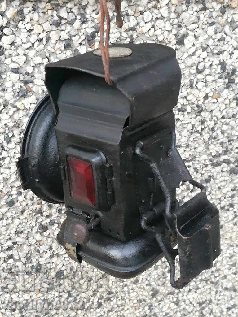 Auction  Old German Railway Flashlight Lamp Spotlight