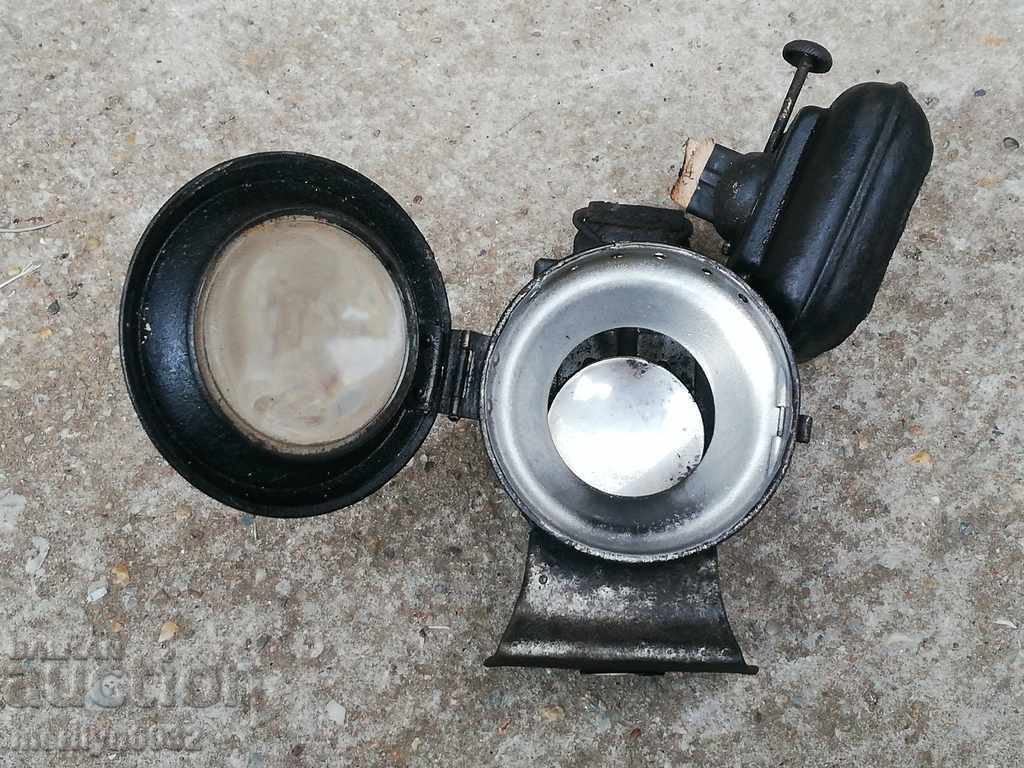 Old German Railway Flashlight Lamp Spotlight - 6