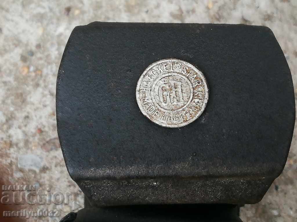 Old German Railway Flashlight Lamp Spotlight - 7