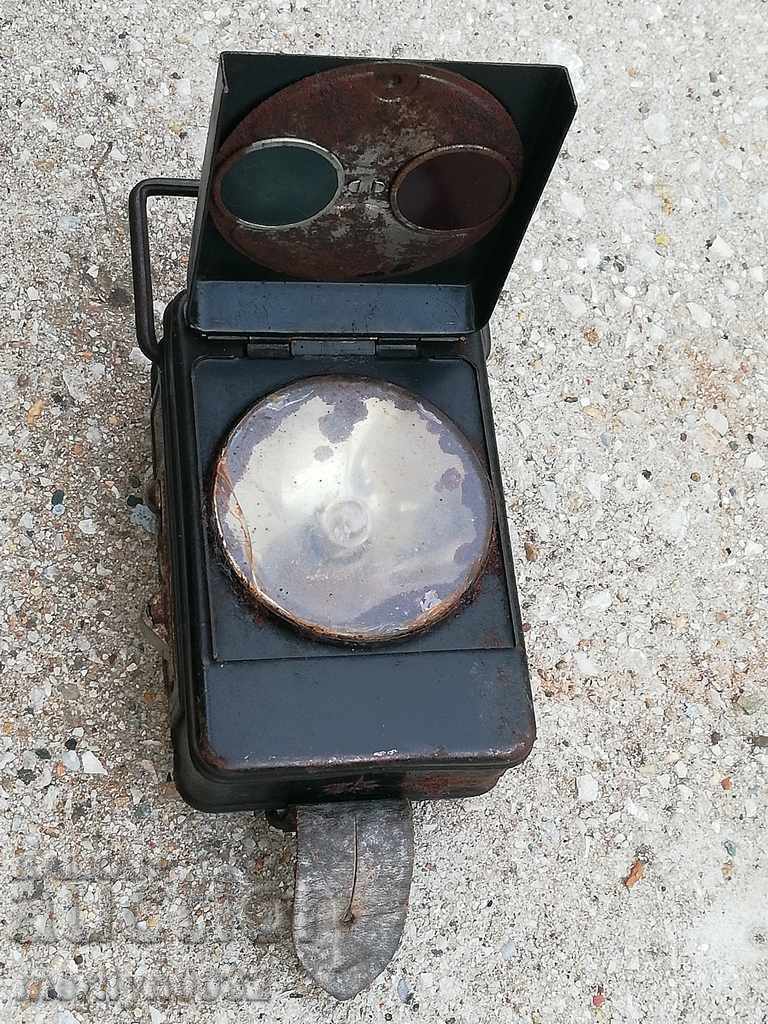 Old flashlight DAIMON lamp searchlight WERMACHT WW2 - 7 Old flashlight DAIMON lamp searchlight WERMACHT WW2 - 7
