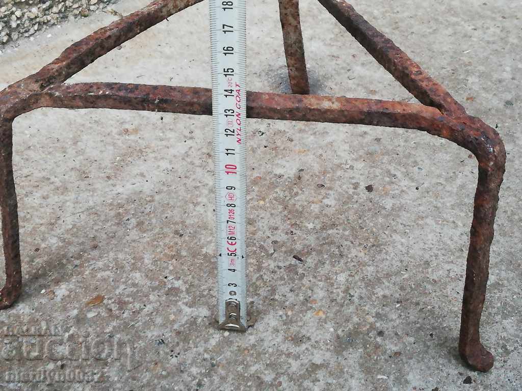 Auction Old forged sazek, wrought iron, primitive Auction Old forged sazek, wrought iron, primitive