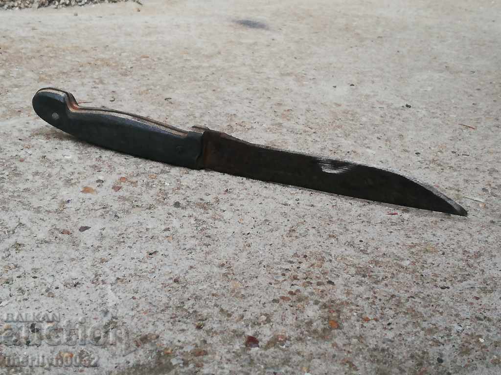 Auction Old butcher knife Auction Old butcher knife