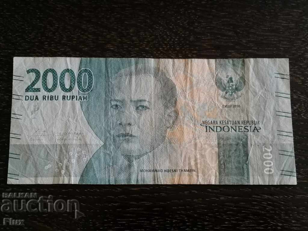 Banknote - Indonesia - 2000 Rupees | 2000 with price 2.40 BGN | € 1.23 Banknote - Indonesia - 2000 Rupees | 2000 with price 2.40 BGN | € 1.23