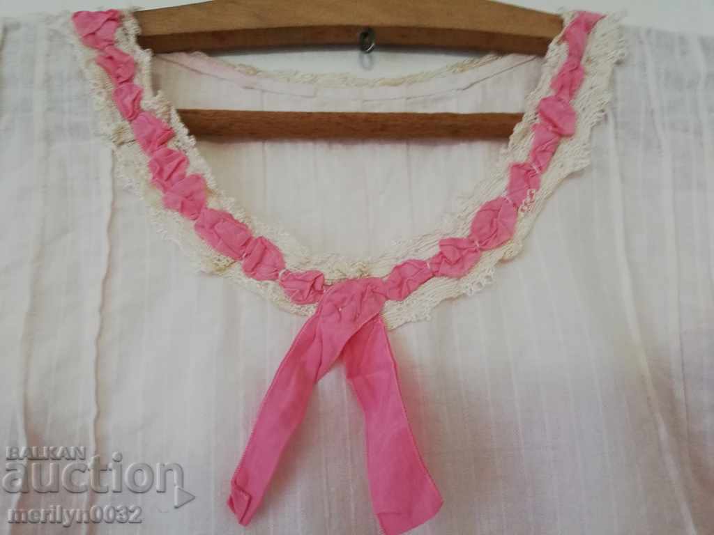 Cămașă brodată poartă dantelă de broderie - 5