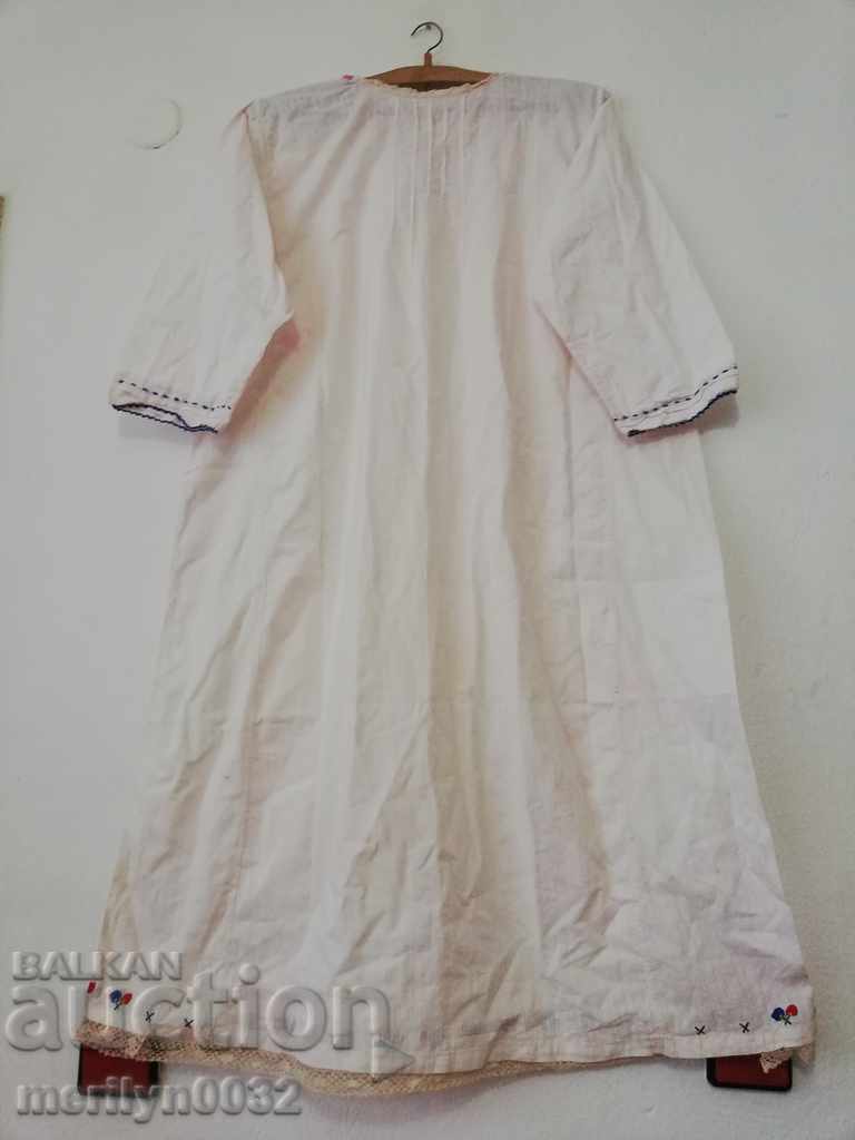 Cămașă brodată poartă dantelă de broderie - 7