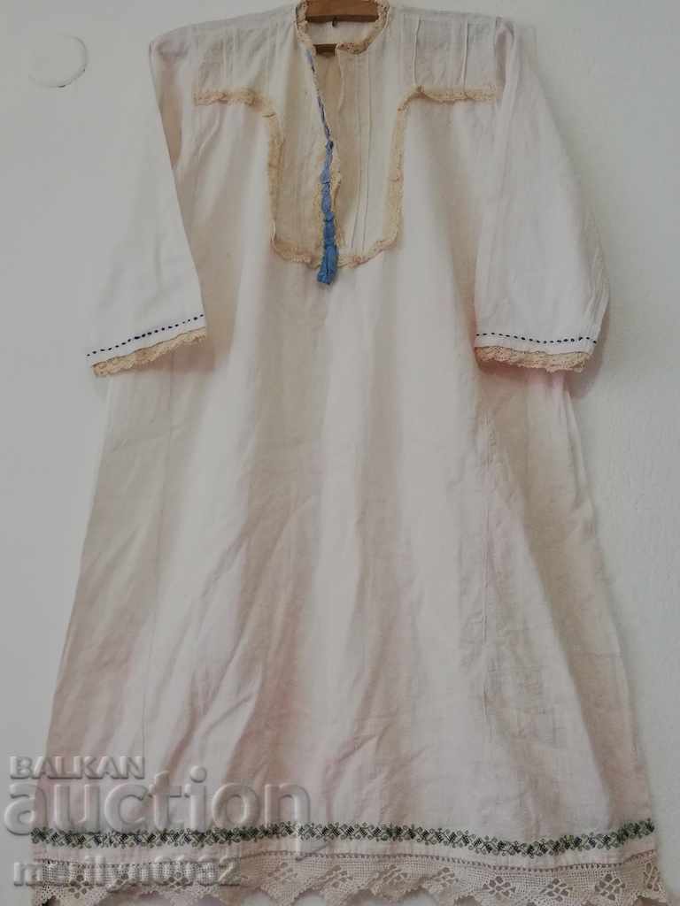 Embroidered shirt wear embroidery lace