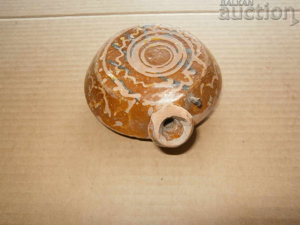 Auction Old clay pavour, barrel, pottery, barrel, crown Auction Old clay pavour, barrel, pottery, barrel, crown