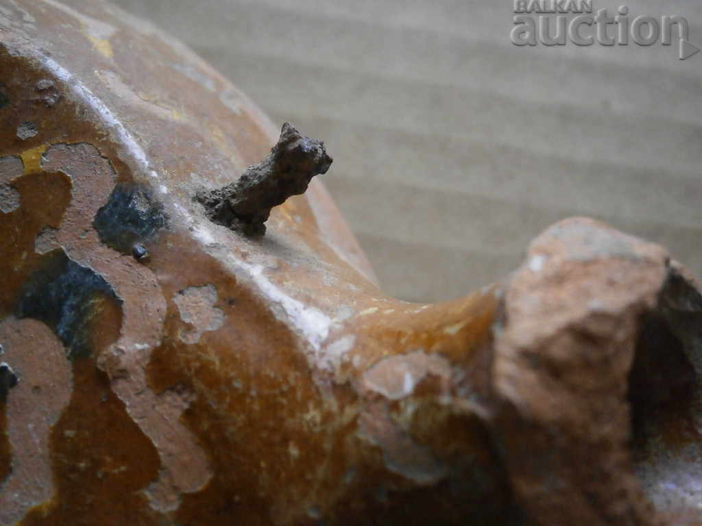 Old clay pavour, barrel, pottery, barrel, crown - 7 Old clay pavour, barrel, pottery, barrel, crown - 7