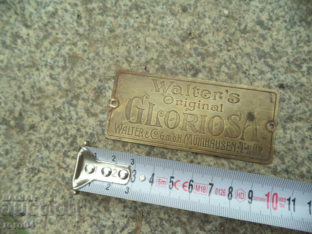 VECHI TABEL DE BRONZE DE LA MAȘINĂ DE CĂUTARE - 5