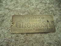 VECHI TABEL DE BRONZE DE LA MAȘINĂ DE CĂUTARE