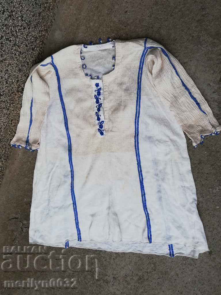 Κεντητό πουκάμισο φόρεμα κέντημα δαντέλα περίγραμμα