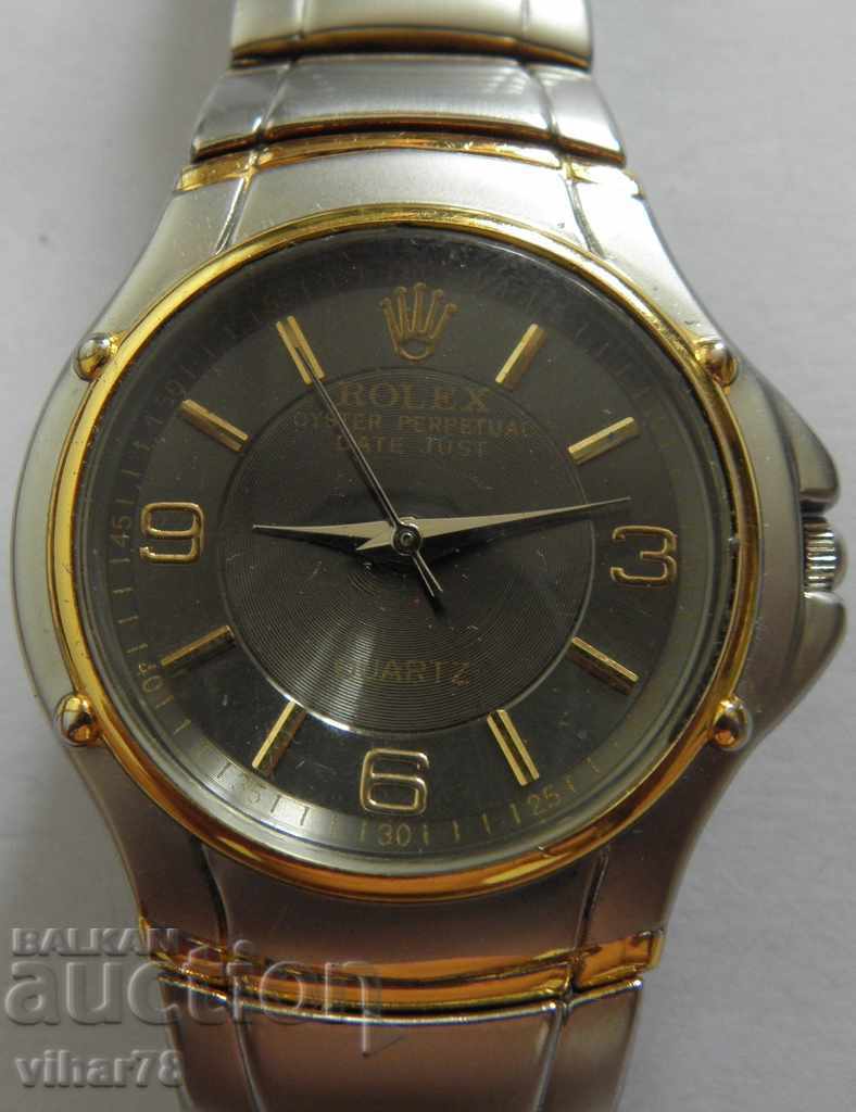 CEAS DE MÂNĂ CUARȚ BĂRBĂTESC ROLEX-REPLICĂ cu preț € 39.99 | 78.21 BGN