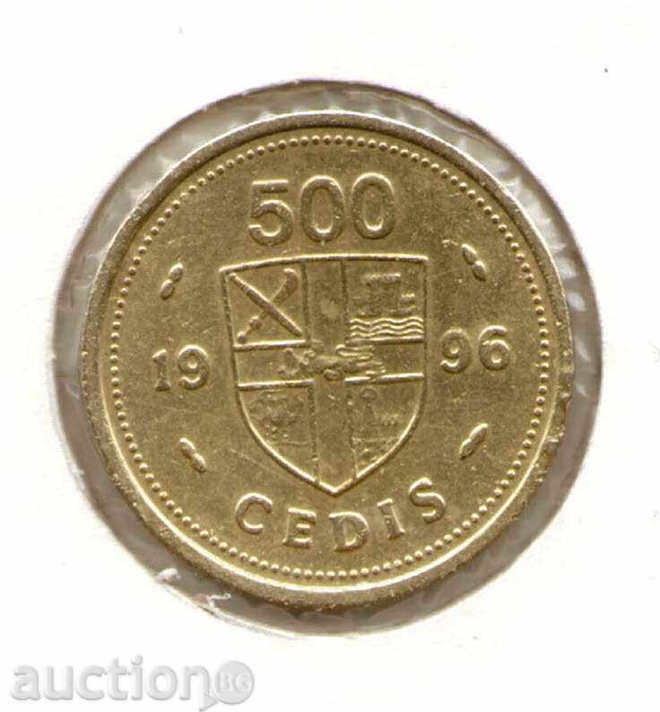 ++Ghana-500 Cedis-1996-KM# 34 ++Ghana-500 Cedis-1996-KM# 34