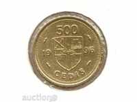 ++Ghana-500 Cedis-1996-KM# 34