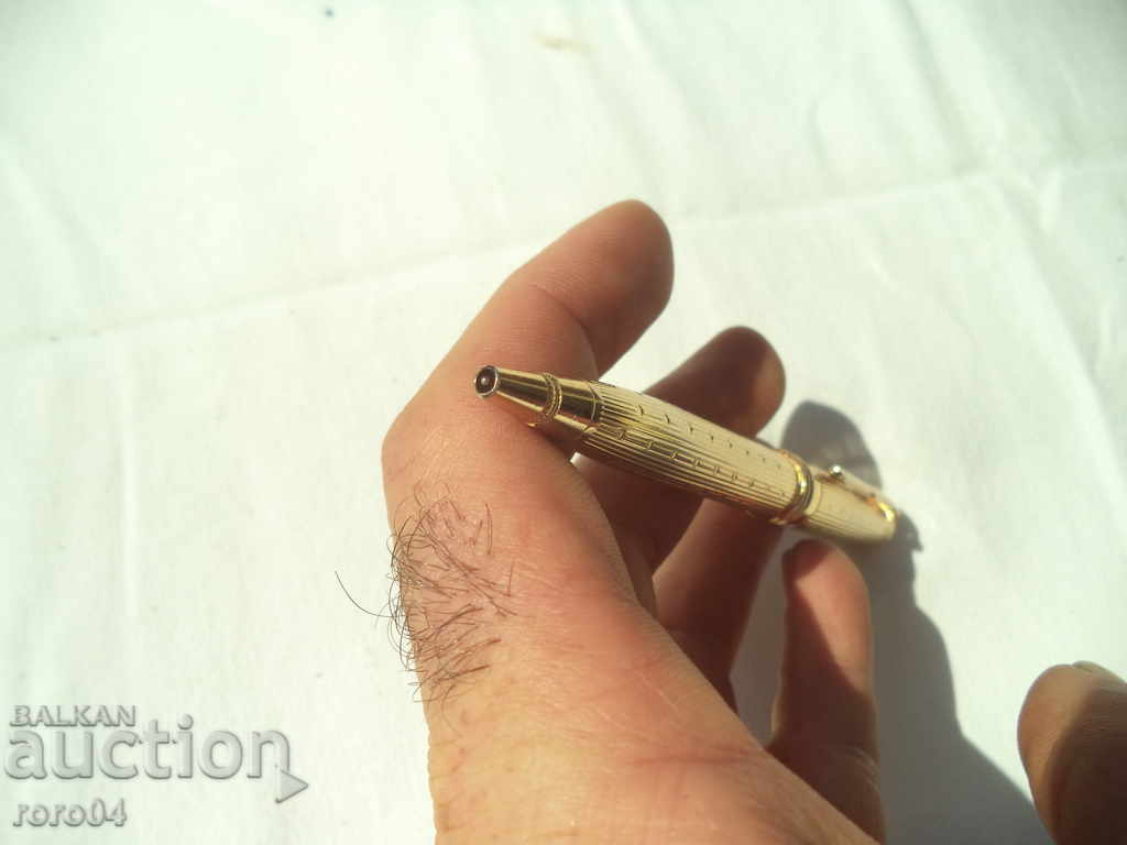MASSIVE OLD GOLDEN PEN - 6