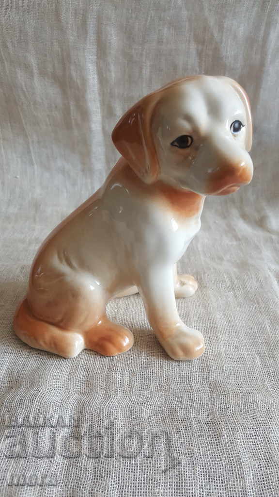 Collectible porcelain dog figure with price 65.00 BGN | € 33.23