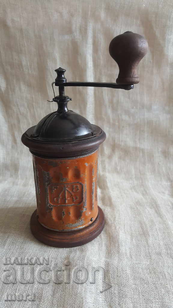 Rare old branded coffee mill