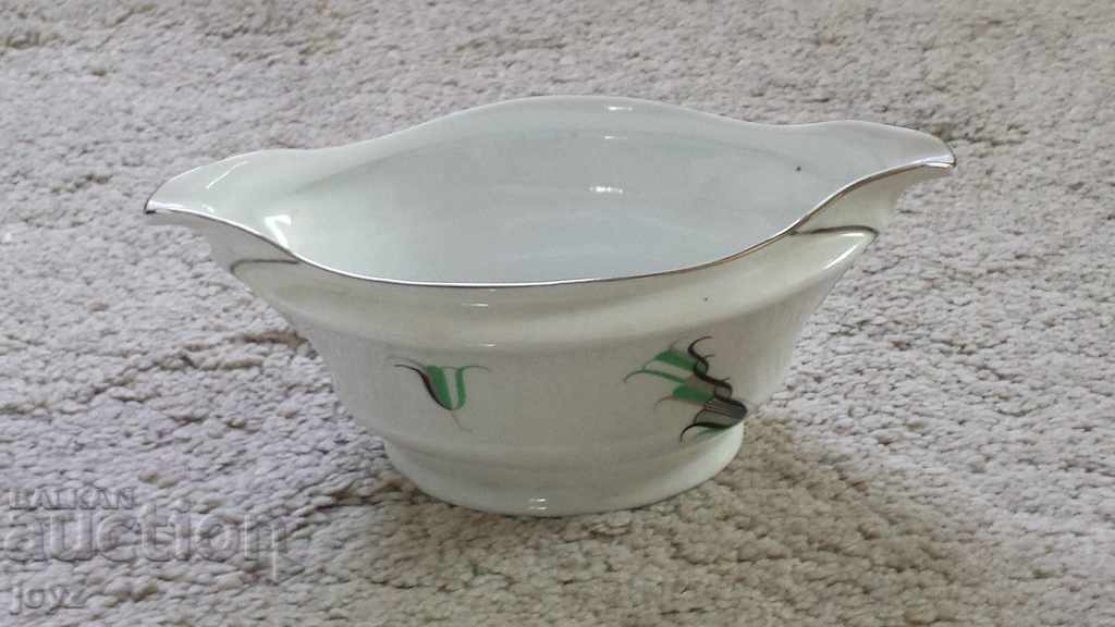 PORCELAIN SAUCE BOAT EPIAG CZECHOSLOVAKIA