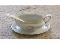 1918-1939 g PORȚELAN SOSIERĂ M Z CEHOSLOVACIA + LINGURIȚĂ