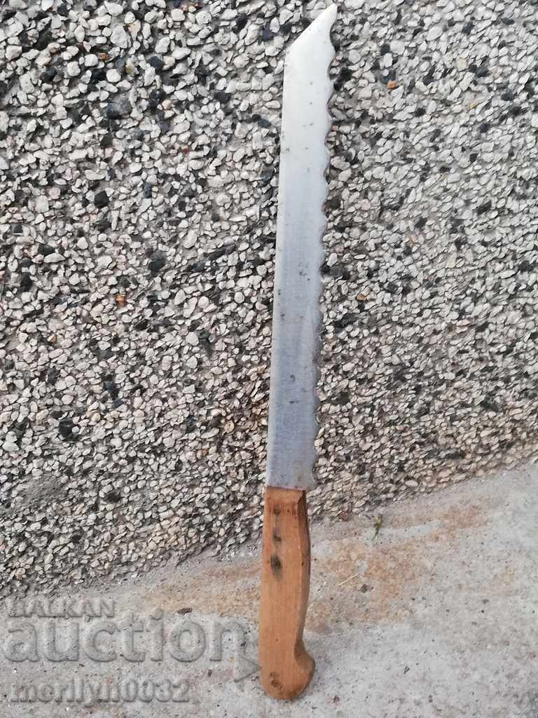 Old knife for cutting bread sausages social period NRB - 6 Old knife for cutting bread sausages social period NRB - 6