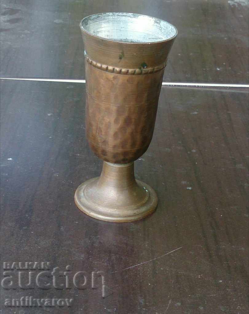 Copper cup of copper