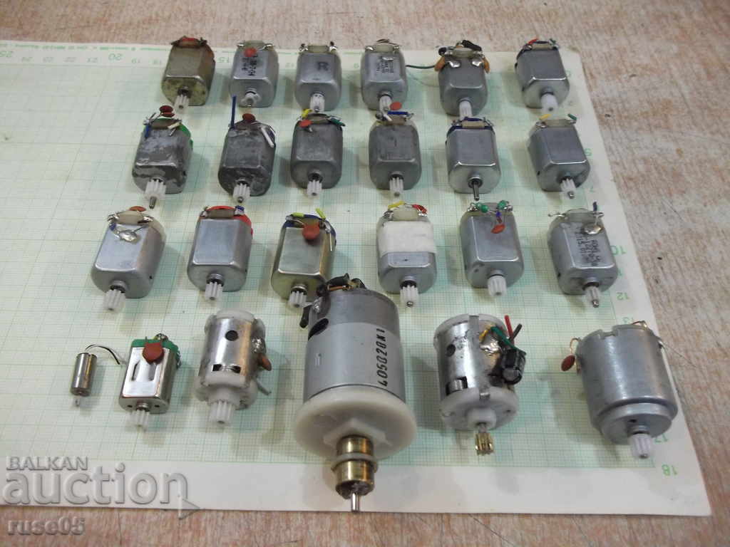 Παρτίδα 24 τεμ. μικροκινητήρες συνεχούς ρεύματος που λειτουργούν - 6 Παρτίδα 24 τεμ. μικροκινητήρες συνεχούς ρεύματος που λειτουργούν - 6