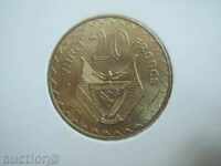 20 Francs 1977 Rwanda - Unc