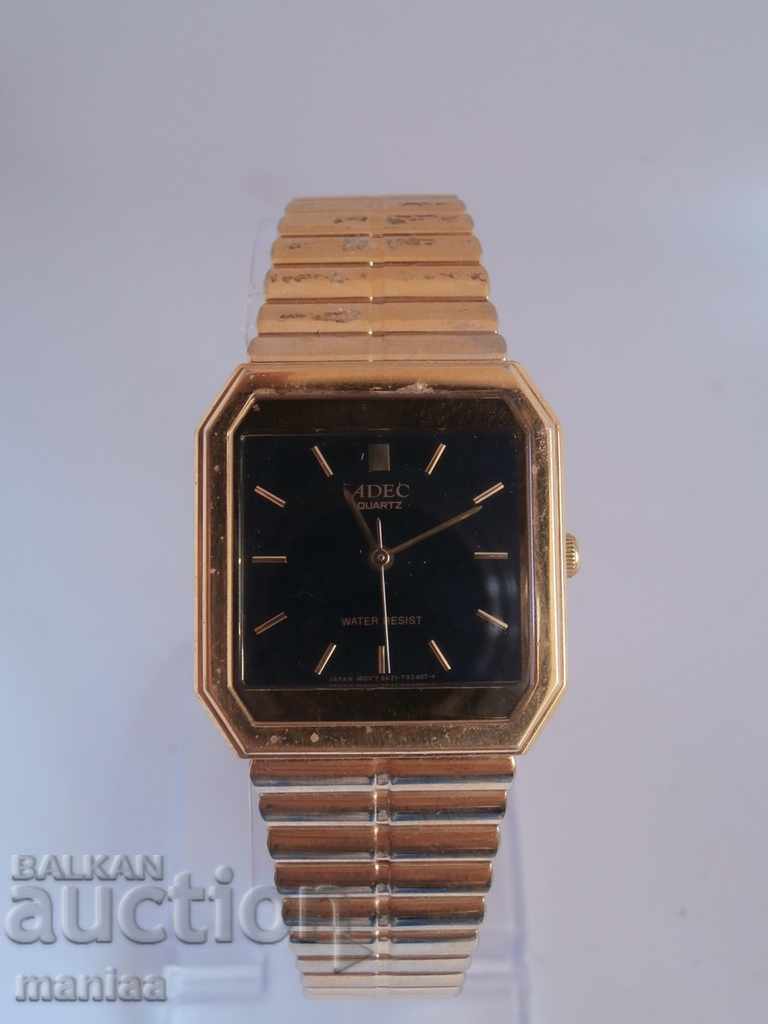Adec Ladies Gold Plated Watch