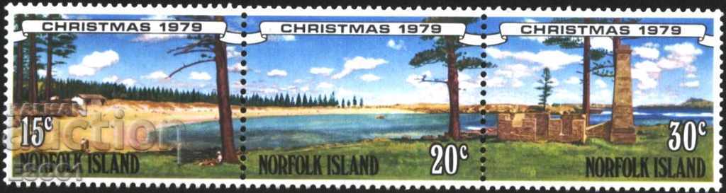 Чисти марки Коледа 1979 от Норфолк