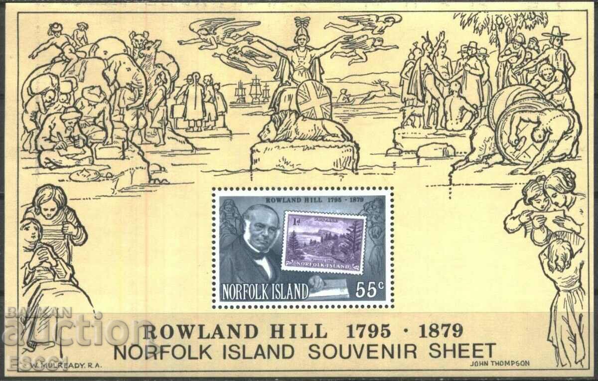 Pure block Sir Rowland Hill 1979 from Norfolk
